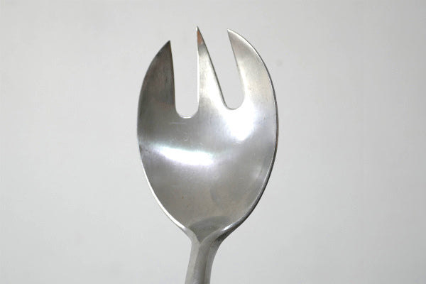 ミッドセンチュリー ウッドハンドル ヴィンテージ サラダ フォーク サラダサーバー カトラリー