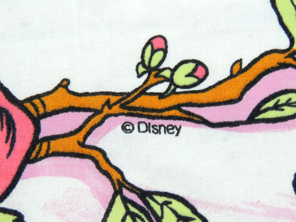 【美女と野獣】ポット夫人&ルミエール&コグスワース・大柄プリント・ユーズドシーツ(フラットタイプ)