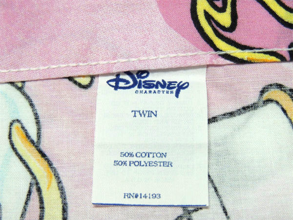 【美女と野獣】ポット夫人&ルミエール&コグスワース・大柄プリント・ユーズドシーツ(フラットタイプ)