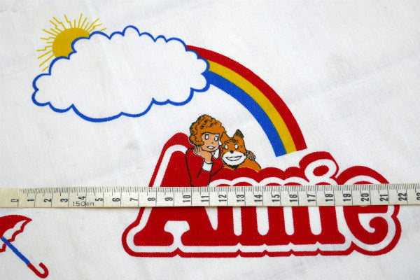 ANNIE アニー&サンディ 傘 レインボー柄 デッドストック ヴィンテージ ファブリック 生地