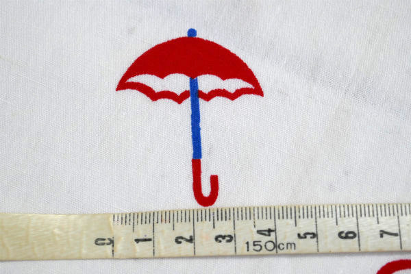 ANNIE アニー&サンディ 傘 レインボー柄 デッドストック ヴィンテージ ファブリック 生地