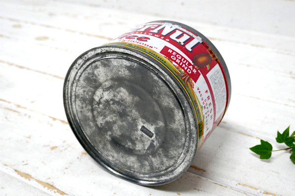 【Butter-Nut Coffee・ネブラスカ】ブリキ製・ヴィンテージ・コーヒー缶・ガーデニング