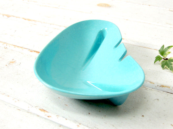 【Kaye LaMoyne】ターコイズ・フィフテーズ・脚付き・50s・ビンテージ・灰皿・アシュトレイ