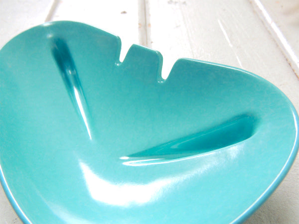 【Kaye LaMoyne】ターコイズ・フィフテーズ・脚付き・50s・ビンテージ・灰皿・アシュトレイ