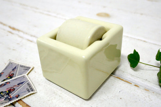 SENGBUSCH クリーム 陶器製・アンティーク・スタンプモイスチャー 切手ぬらし(S) USA