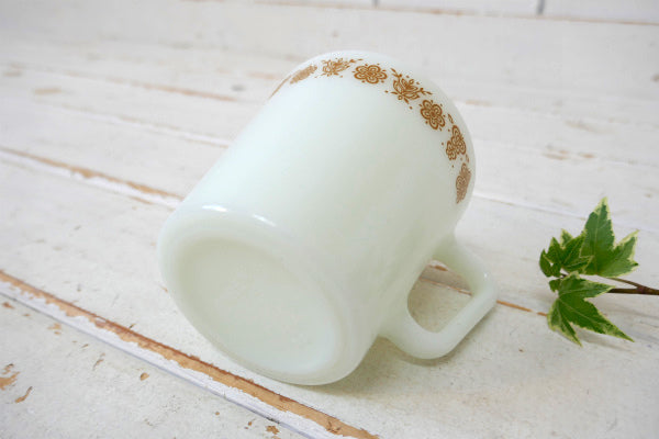 PYREX オールドパイレックス バタフライゴールド ヴィンテージ マグカップ コーヒーマグ 食器