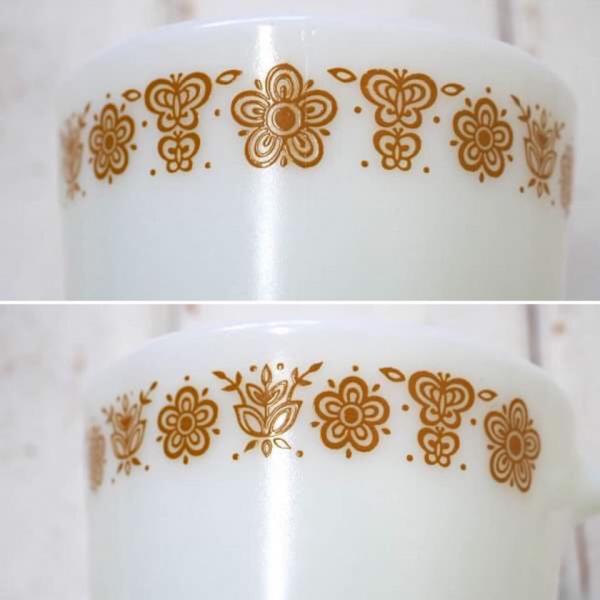 PYREX オールドパイレックス バタフライゴールド ヴィンテージ マグカップ コーヒーマグ 食器