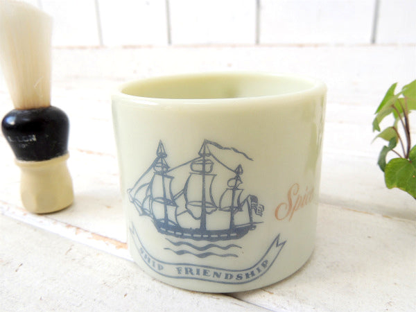 オールドスパイス　BARBER 1950s~シュルトン USA　ビンテージ　シェービングカップ　理髪 床屋