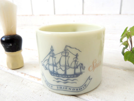 オールドスパイス BARBER 1950s~シュルトン USA ビンテージ シェービングカップ 理髪 床屋