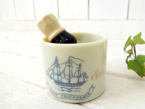 オールドスパイス　BARBER 1950s~シュルトン USA　ビンテージ　シェービングカップ　理髪 床屋