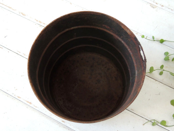 【フォルジャーズ・1959】赤色・ブリキ製・ヴィンテージ・コーヒー缶/ティン缶/USA/ジャンク