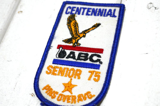 ABC SENIOR 1975 ボウリング イーグル ヴィンテージ ワッペン デッドストック US