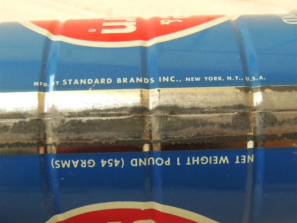 【Chase&Sanborn】NY・COFFEE・青色・ヴィンテージ・コーヒー缶/ティン缶/保存容器