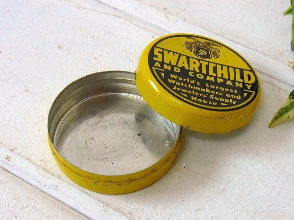 【SWARTCHILD】時計の部品・ケース・小さなヴィンテージ・ティン缶・ USA