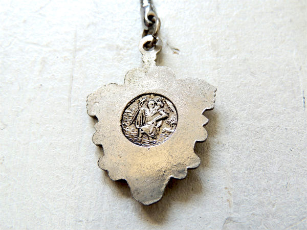 【奇跡と幸せを呼ぶ鶏・ガロ】ポルトガル・シルバートーン・ヴィンテージ・デッドストック・キーホルダー