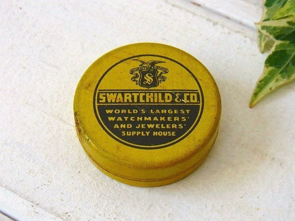 SWARTCHILD 時計部品 ヴィンテージ ティン缶  ブリキ缶 部品缶 USA