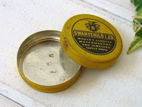 SWARTCHILD 時計部品 ヴィンテージ ティン缶  ブリキ缶 部品缶 USA