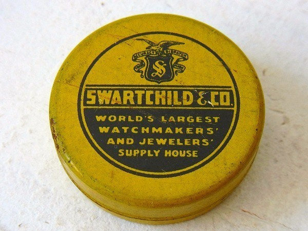 SWARTCHILD 時計部品 ヴィンテージ ティン缶  ブリキ缶 部品缶 USA