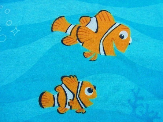 【ファインティング・ニモ】ディズニー・キャラクター生地/ユーズドシーツ(ボックスタイプ) USA
