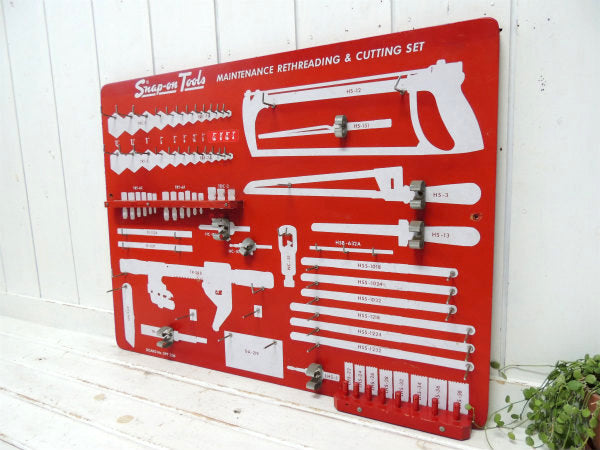 Snap on スナップオン・木製・ヴィンテージ・壁掛けボード・ツールホルダー・工具 収納・ガレージ