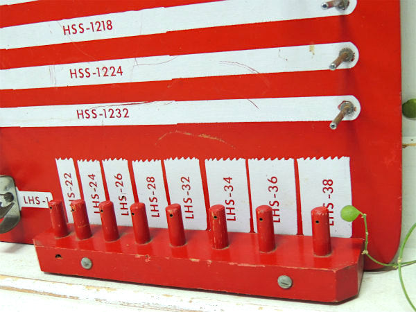 Snap on スナップオン・木製・ヴィンテージ・壁掛けボード・ツールホルダー・工具 収納・ガレージ