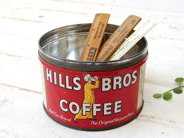 HILLS BROS 1878s ヒルスコーヒー ブリキ製 ヴィンテージ コーヒー缶 ティン USA