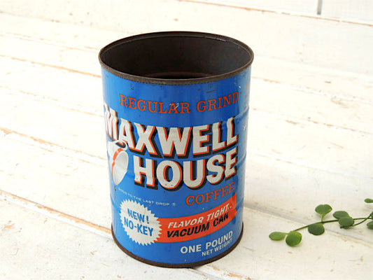 MAXWELL HOUSE COFFEE カリフォルニア・ヴィンテージ・コーヒー缶・ティン缶
