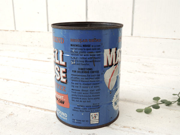 MAXWELL HOUSE COFFEE カリフォルニア・ヴィンテージ・コーヒー缶・ティン缶