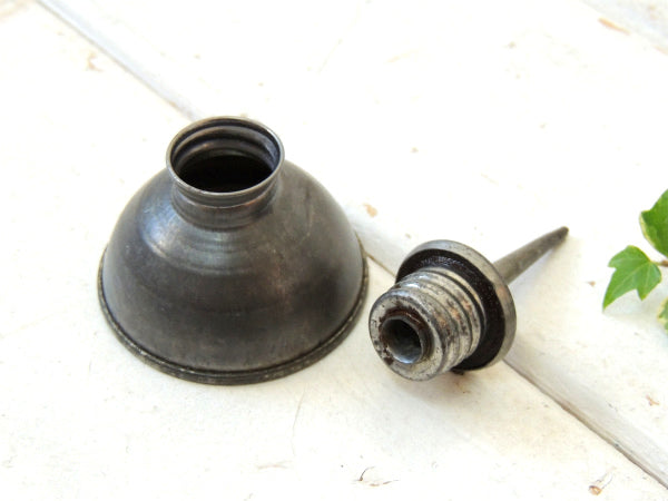 【ブリキ製】ちいさな・アンティーク・油差し・オイル差し・オイラー・ガレージ・工業系・USA