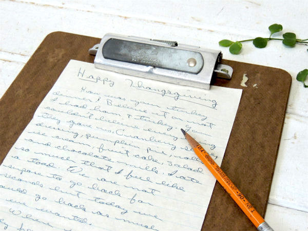 NATIONALシンプルデザイン・ヴィンテージ・クリップボード・バインダー・文房具・ステーショナリー