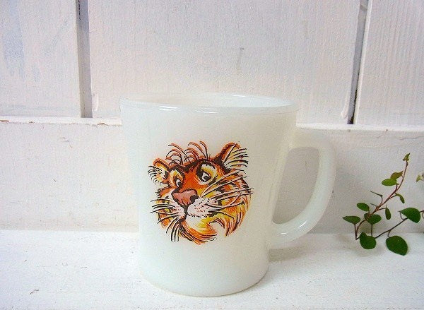 【FireKing】エッソタイガー・Dハンドル・マグカップ