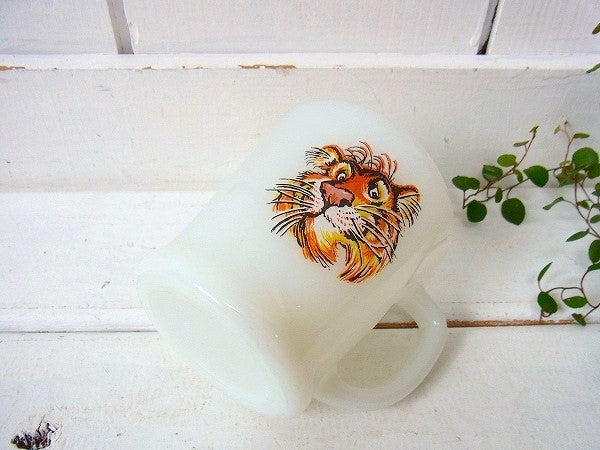 【FireKing】エッソタイガー・Dハンドル・マグカップ