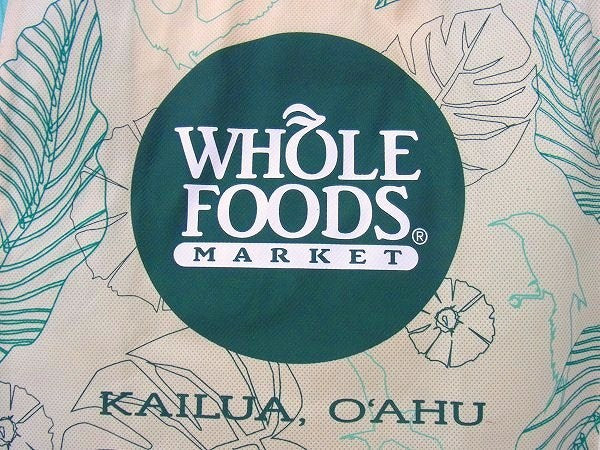 【WHOLE FOODS】ホールフーズ・ハワイ・オアフ島・カイルア店限定・エコバッグ