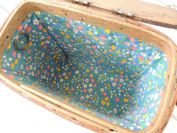 【Caro Nan】南米・トラベルシリーズ・木製・ヴィンテージ・カロナンバスケット/カゴバッグ