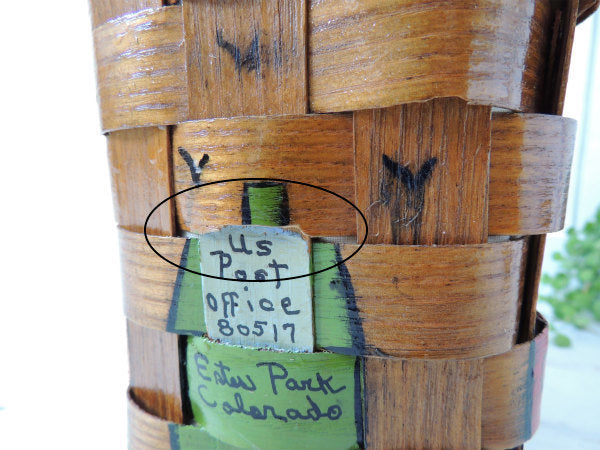 【Caro Nan】南米・トラベルシリーズ・木製・ヴィンテージ・カロナンバスケット/カゴバッグ