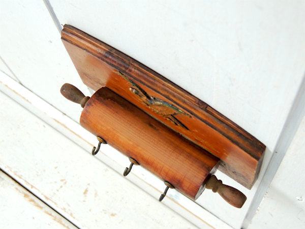 【イーグルモチーフ】木製・ヴィンテージ・キーフック・鍵フック・壁飾り・インテリア・key