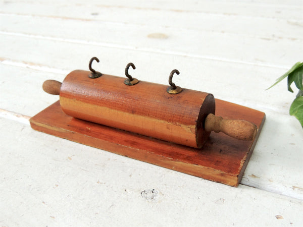 【イーグルモチーフ】木製・ヴィンテージ・キーフック・鍵フック・壁飾り・インテリア・key