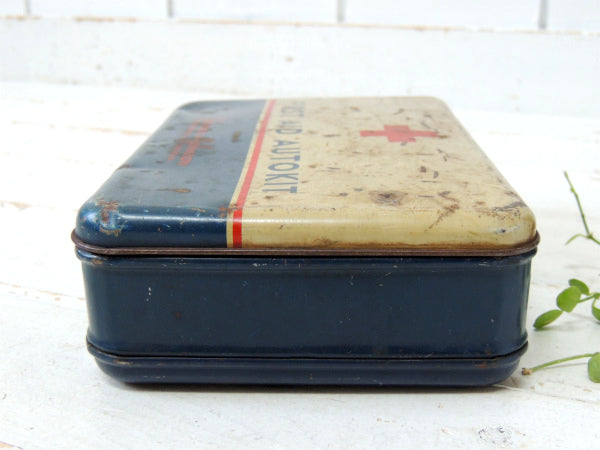 【ジョンソン&ジョンソン】ファーストエイド・オートキッド・ヴィンテージ・救急箱・USA・アメ車