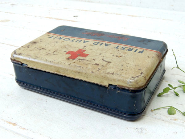 【ジョンソン&ジョンソン】ファーストエイド・オートキッド・ヴィンテージ・救急箱・USA・アメ車