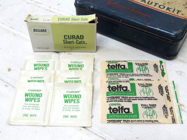 【ジョンソン&ジョンソン】ファーストエイド・オートキッド・ヴィンテージ・救急箱・USA・アメ車