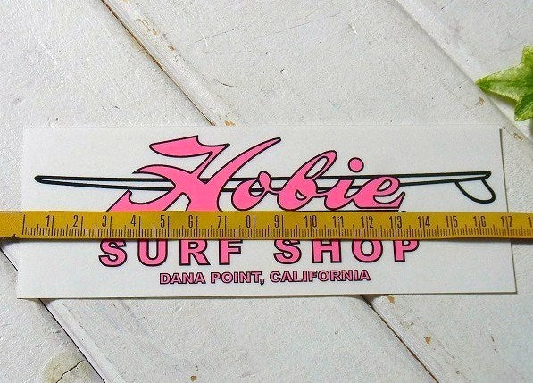 【Hobie/ホビー】サーフショップ・カリフォルニア限定・ステッカー(ピンク)