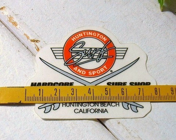 【HSS/ハンティントン】ハードコアサーフショップ・カリフォルニア限定・ステッカー