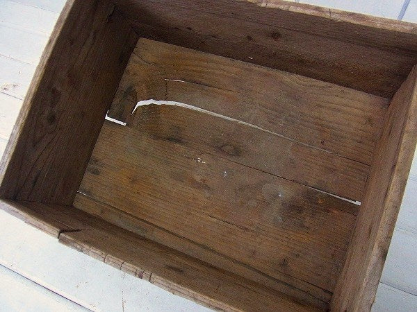 スコッチウィスキーのジャンクなアンティーク・ウッドボックス/木箱 USA