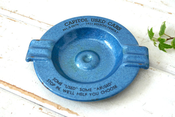 EDISON HIGHWAY アメ車 中古車販売店 ガレージ ヴィンテージ 灰皿 アシュトレイ USA