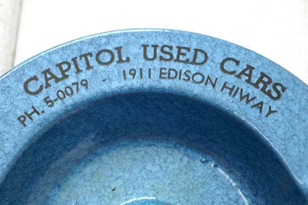 EDISON HIGHWAY アメ車 中古車販売店 ガレージ ヴィンテージ 灰皿 アシュトレイ USA