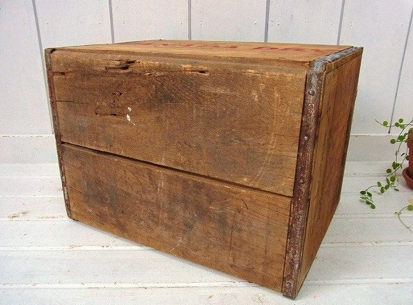 【CANADA DRY】カナダドライ・木製・ヴィンテージ・ウッドボックス/木箱 USA