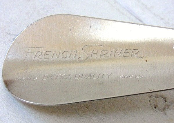 【FRENCH SHRINER】ノベルティ・スチール製・ヴィンテージ・靴べら/シューホーン USA