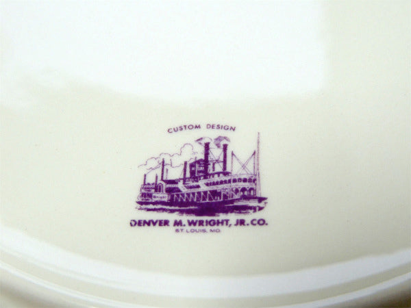 【ハワイ・ホノルル】エルクスロッジ・第616号・アドバタイジング・ビンテージ・灰皿・陶器製・星条旗