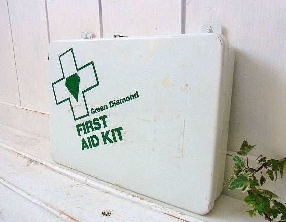 【FIRST AID】ファーストエイド・ヴィンテージ・救急箱/メディスンキャビネット USA