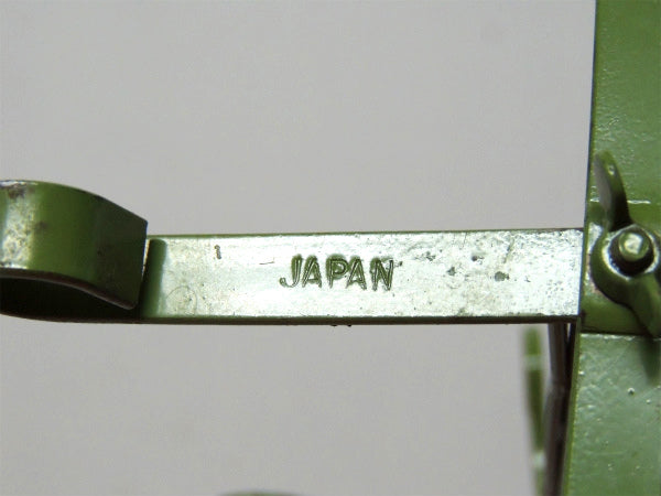 オリーブグリーン・ヴィンテージ・アイアン製・マグツリー・マグカップホルダー 4客用